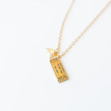 Golden Eras Tour Ticket Necklace