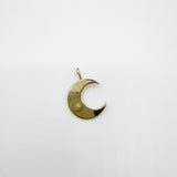 Crescent Palmetto Moon Charm
