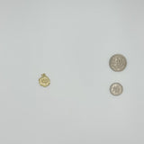 Evil Eye Imperfect Circle Charm