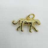 Leopard Cheetah Tiny CZ Charm