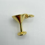 Martini Glass Cheers Charm