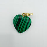 Natural Stone Heart Charm