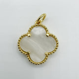 Quatrafoil Pearl Charm