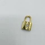 Tiny Lock with cz Charm