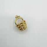 Woven Basket Charm